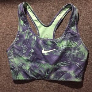 Nike Compression Swoosh Sports Bra Printed
